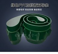 綠色PVC加擋板雙導條耐磨